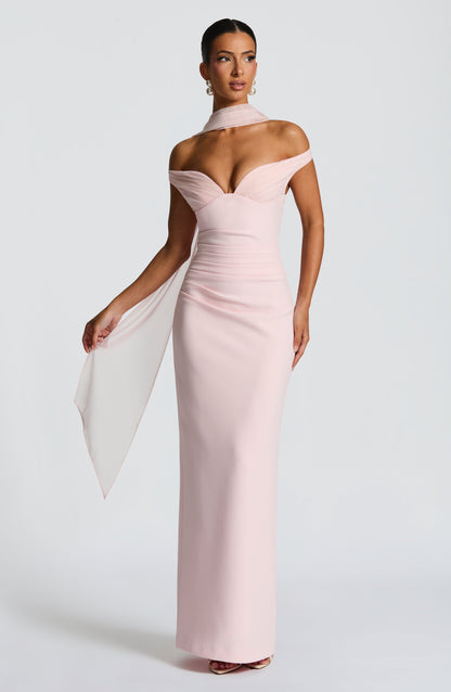 Vestido Largo Rosa Bardot Isabel