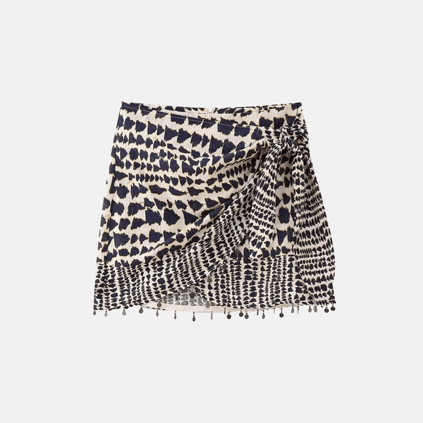 Wrap Mini Skirt Masai