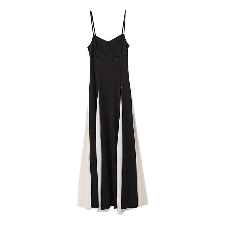 Vestido Maxi Bicolor Corazón Silvia