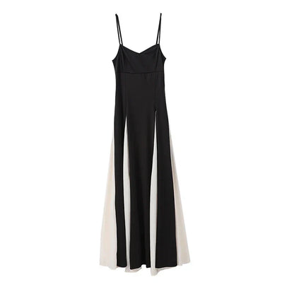 Vestido Maxi Bicolor Corazón Silvia